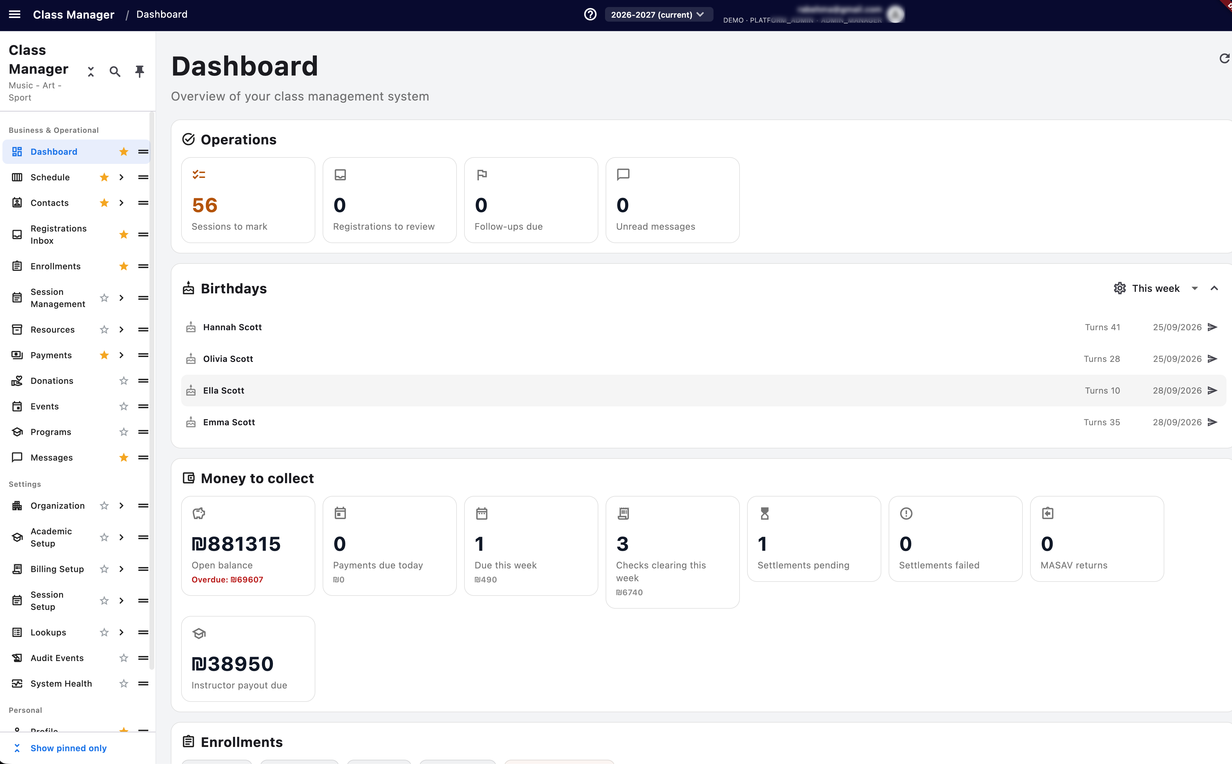 Dashboard